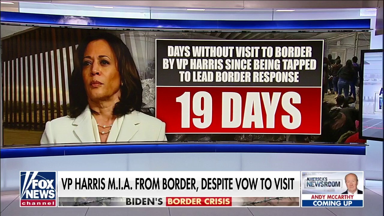 VP Kamala Harris hits 19 days without visit to southern border 