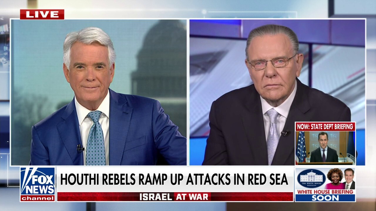 Gen. Keane reacts to Houthis ramping up attacks in the Red Sea