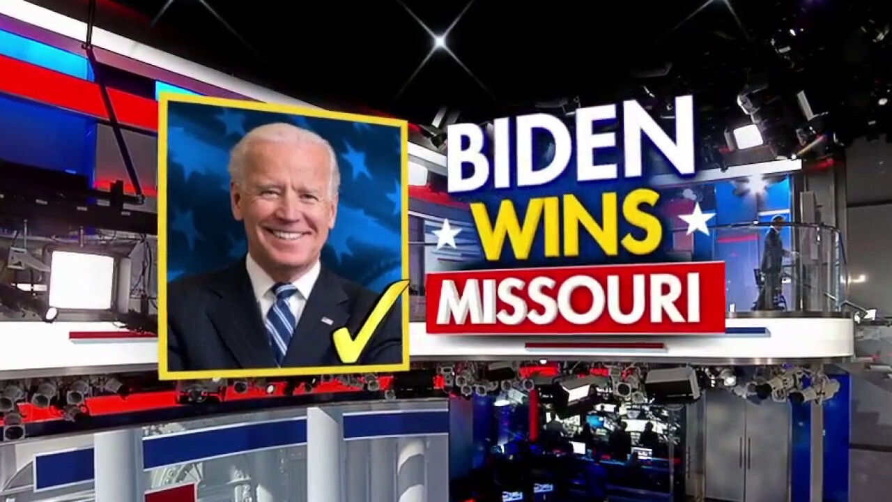 Fox News projects Joe Biden will win Missouri and Mississippi	
