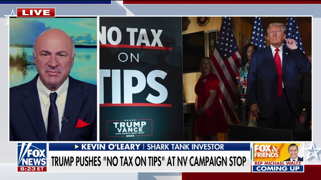 Kevin O'Leary reveals why the 'No Tax on Tips' policy is popular for both parties