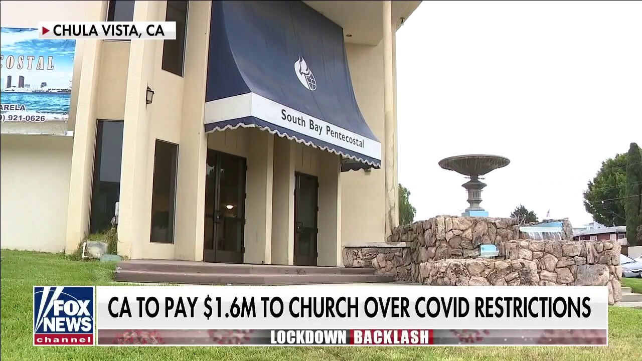 California church lands $1.6M settlement from state over COVID restrictions