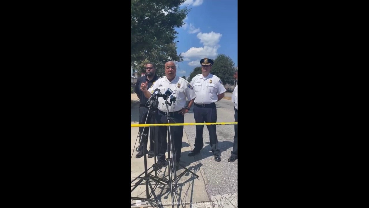 Baltimore police chief addresses 'unconscionable' shooting