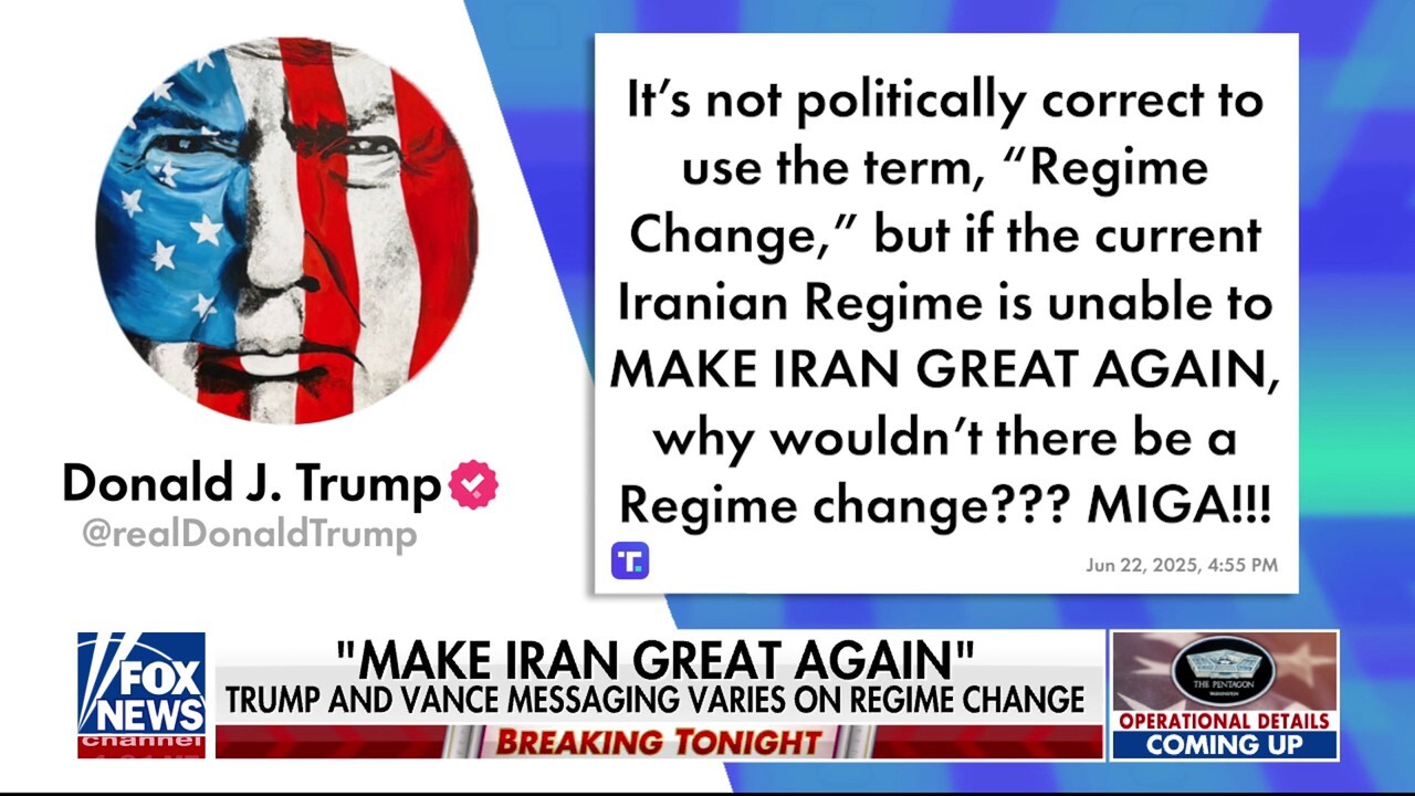 Trump teases regime change in Iran after US strikes