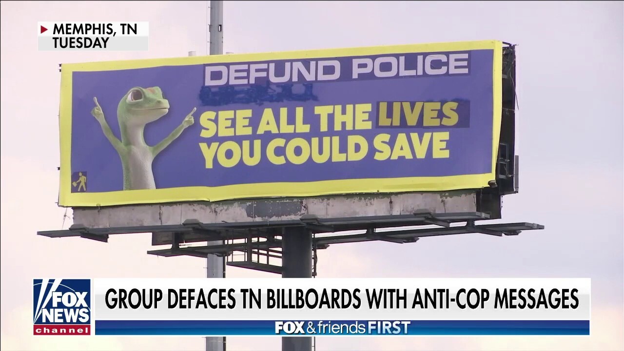 'Defund police' messages added to Tennessee billboards