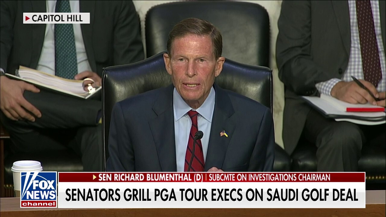  Lawmakers grill PGA Golf executives over Saudi Arabia deal