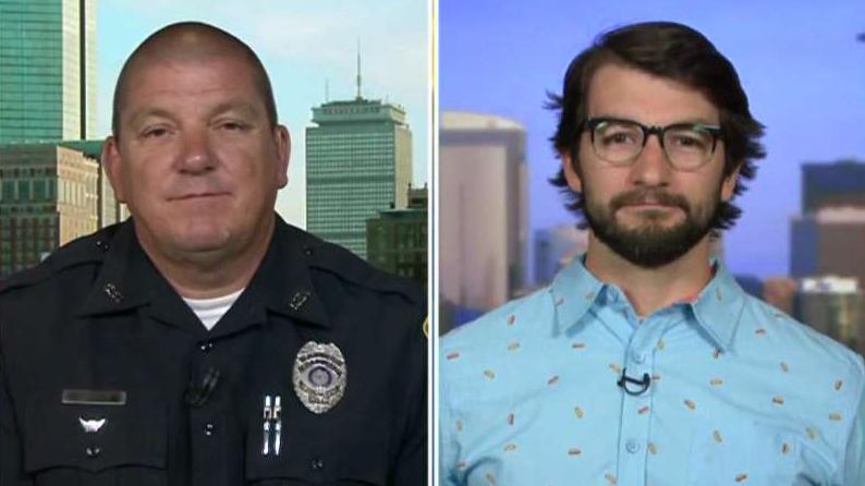 Retiring Police Officer Surprised By Son On Final Radio Call On Air Videos Fox News