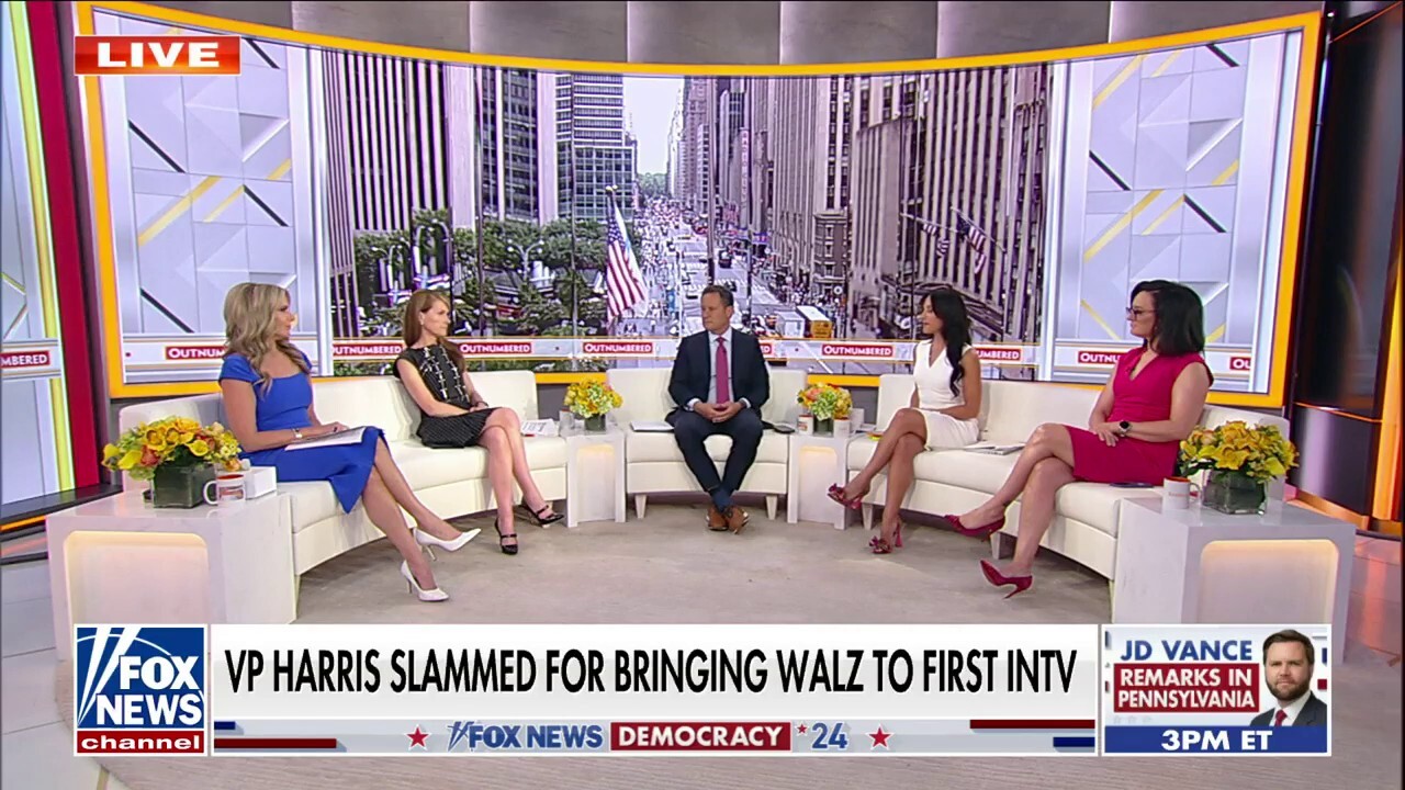 Kamala Harris hit with criticism for pre-taped joint interview with Walz