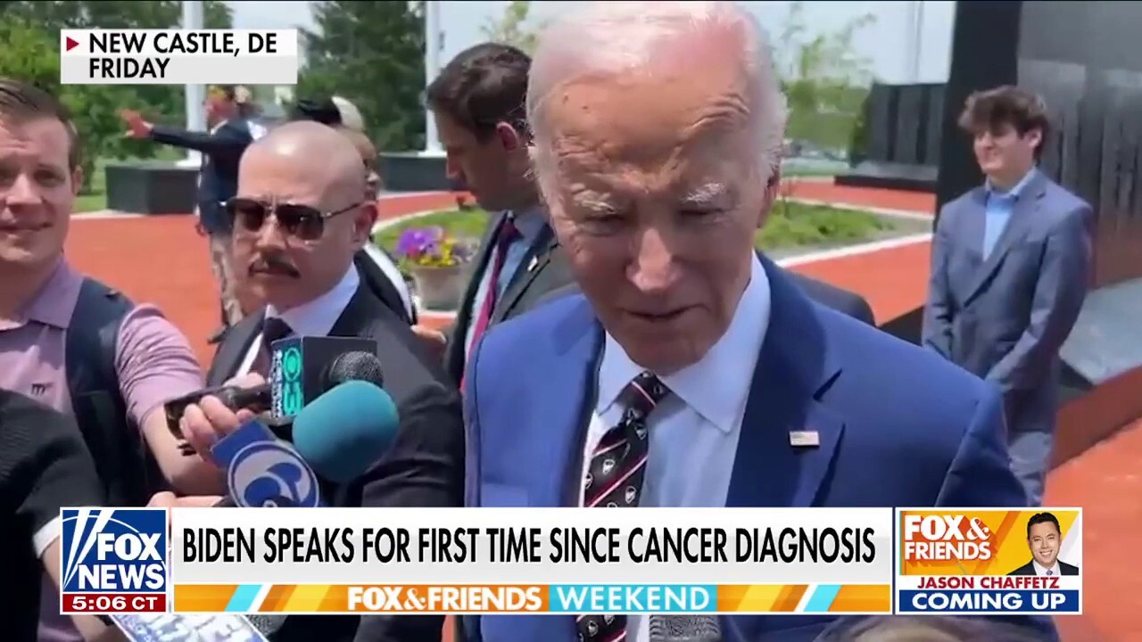 Biden breaks silence after cancer diagnosis, jokes that he’s ‘mentally competent’ 