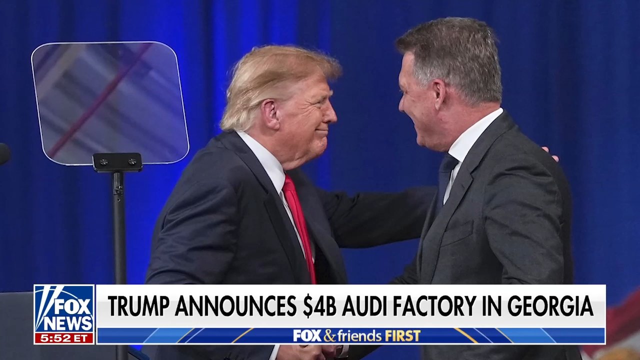 Trump's $4B Audi plant in Georgia is a 'big win'