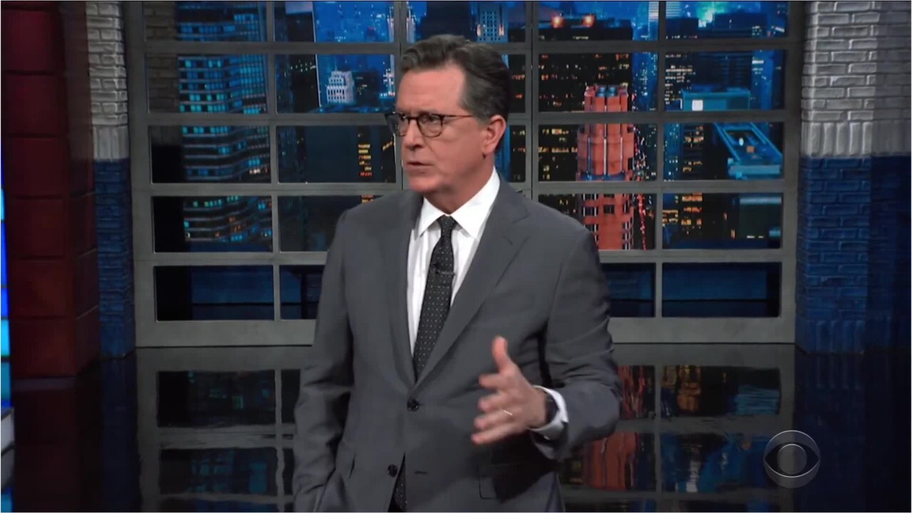 Stephen Colbert uses Texas shooting to promote midterm voting