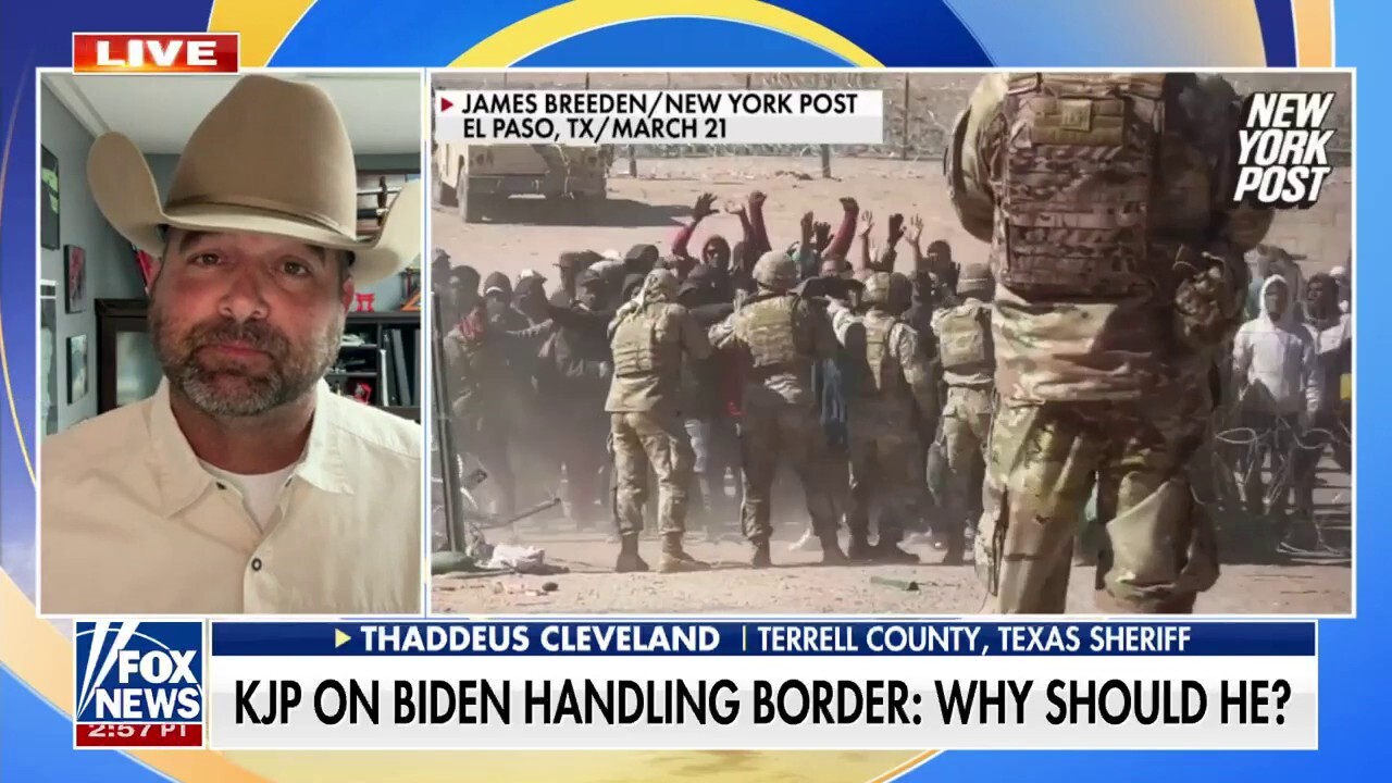 Texas sheriff says KJP ‘has no clue’ about the southern border crisis