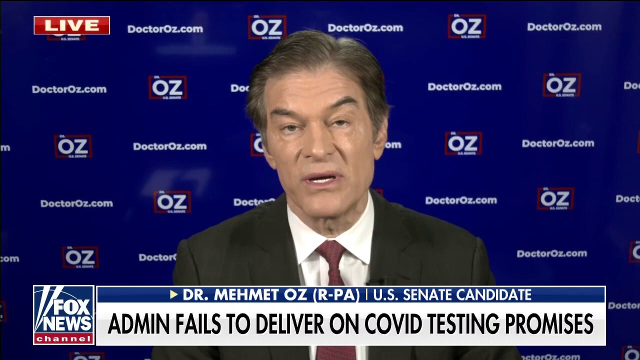 U.S. Senate candidate in Pennsylvania, Dr. Mehmet Oz, joined 'Fox & Friends' to discuss the latest on the pandemic and how the Biden administration has faltered in tackling the crisis. 