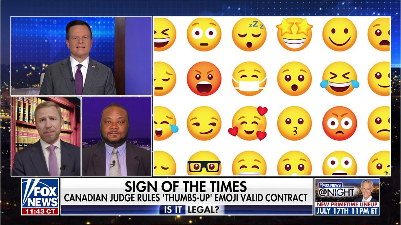 Canadian Judge rules 'thumbs up' emoji represents legally binding contract  - Law Society Journal