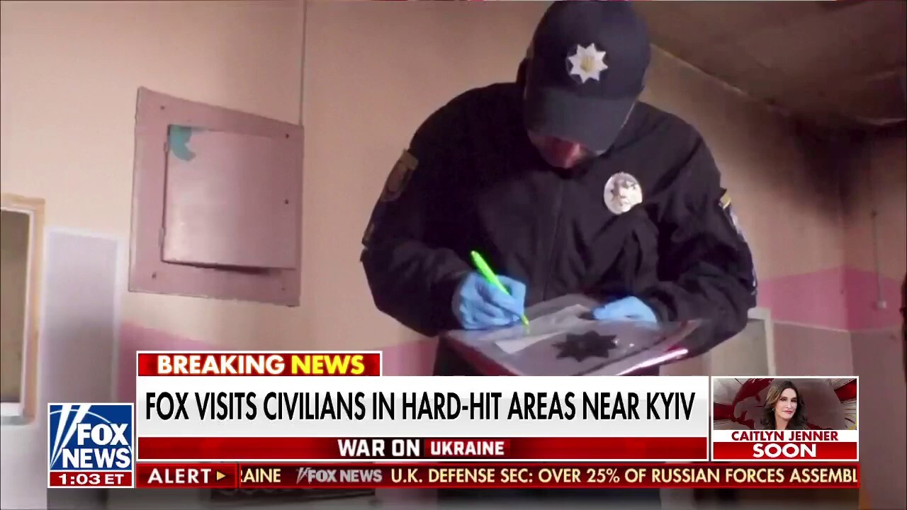 Ukrainian police document Russian crimes near Kyiv