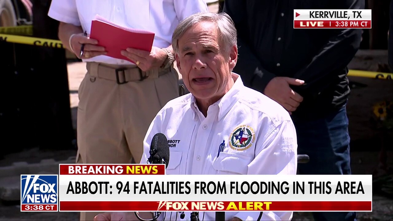 More than 160 people missing in flood disaster, Texas Gov. Abbott says