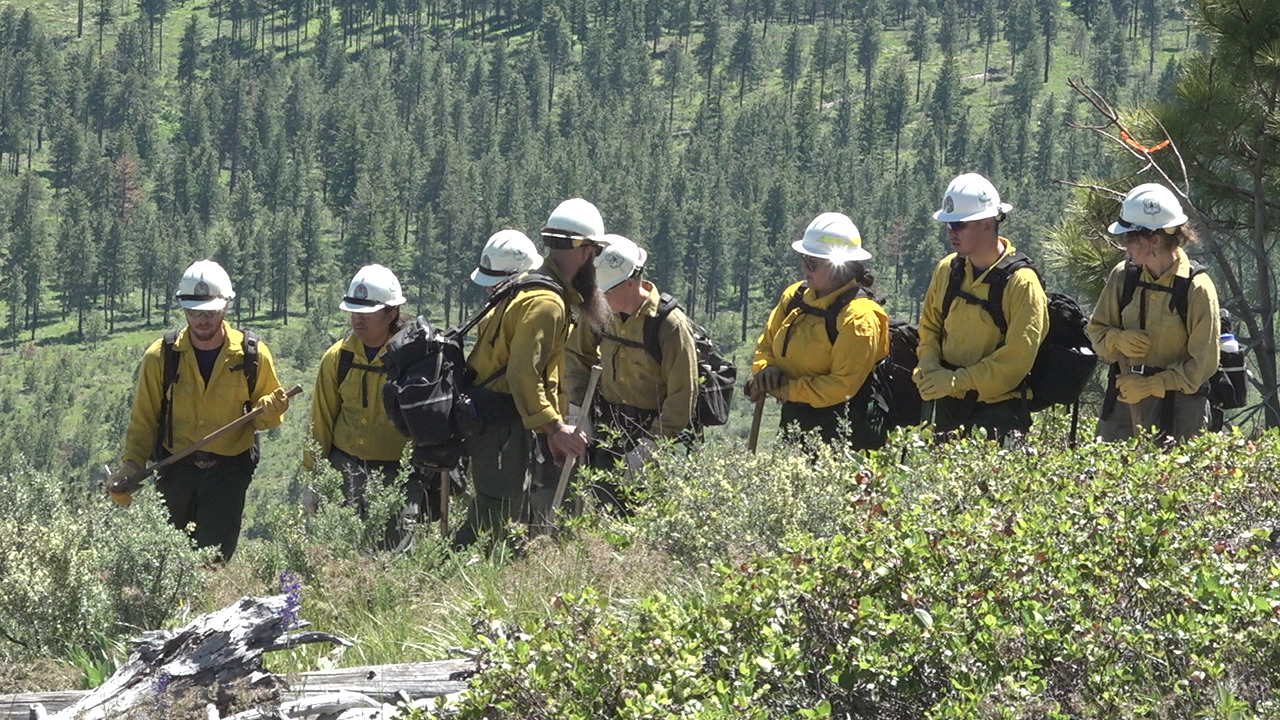 Wild land firefighters training to combat national shortage
