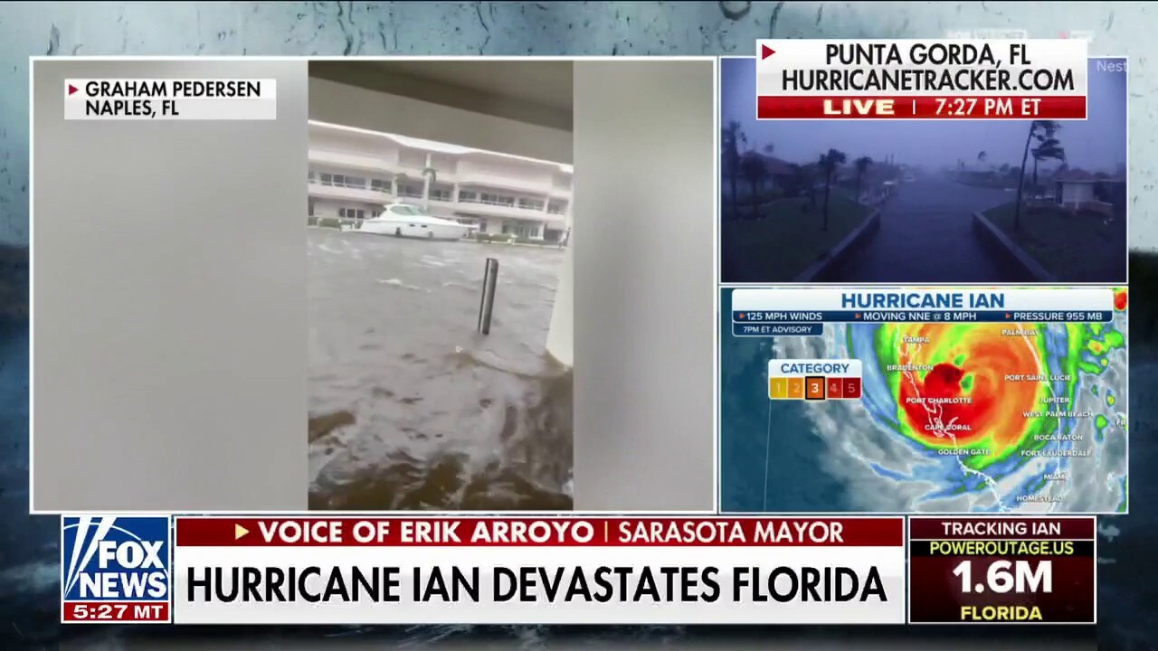 Sarasota Mayor Erik Arroyo on Hurricane Ian: The worst part is right now