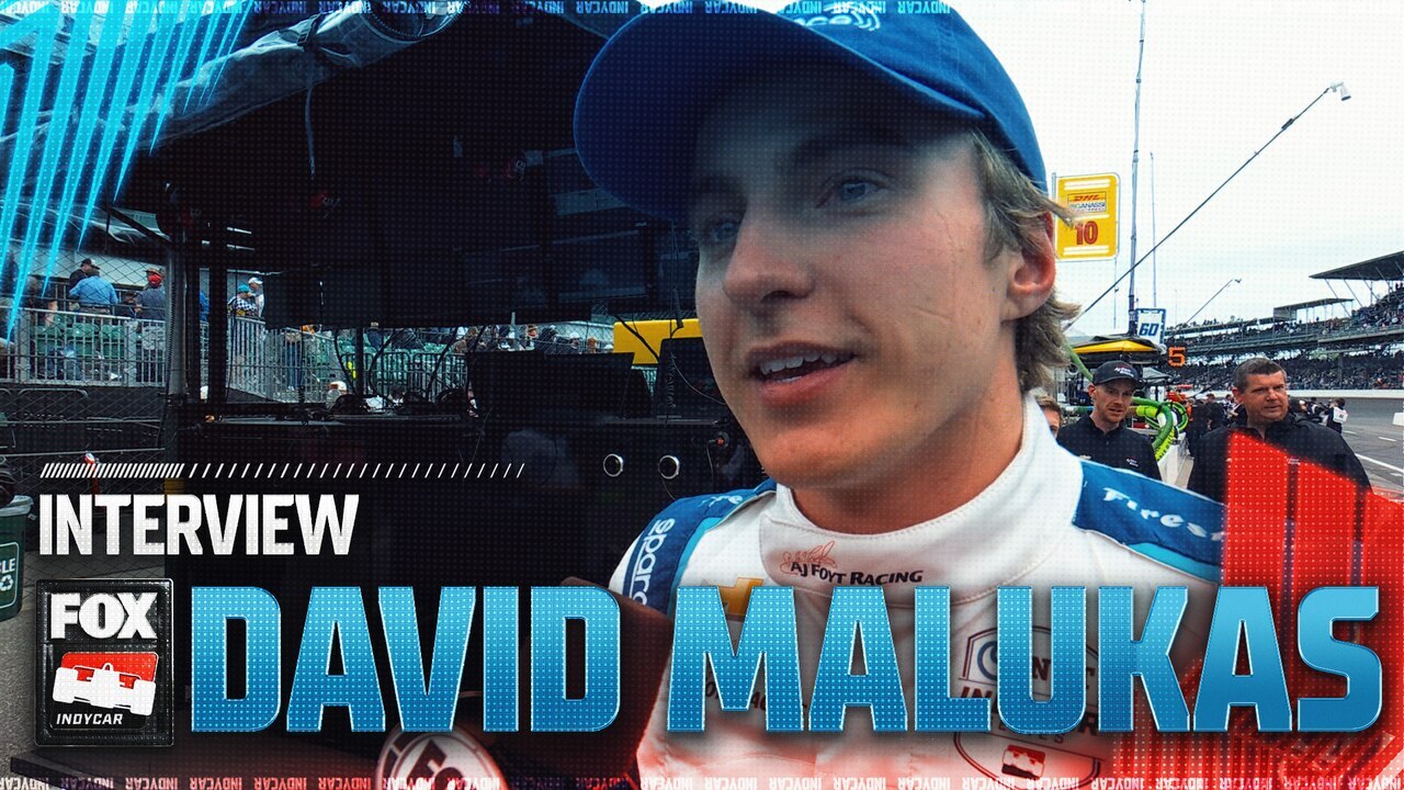 David Malukas on Indy 500 third-place finish: 'I was crying coming into the pits' | INDYCAR on FOX