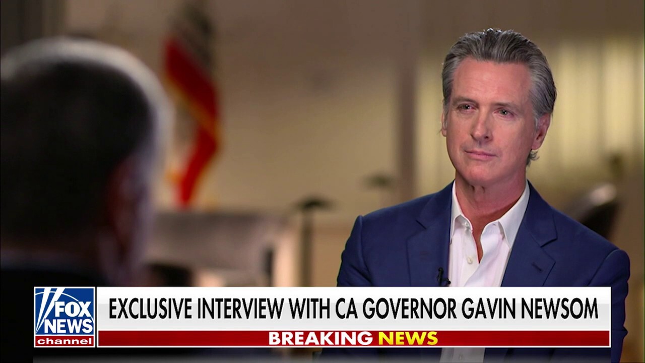 Gov. Gavin Newsom, D-Calif., defends President Biden's cognitive ability, addresses his state's immigration policy and the mass exodus of residents in an exclusive interview on 'Hannity.'