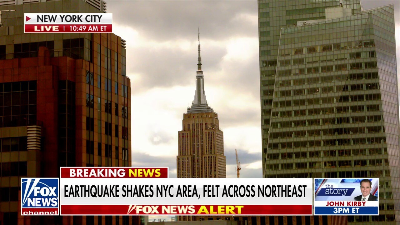 Magnitude 4.8 earthquake felt across New Jersey, New York