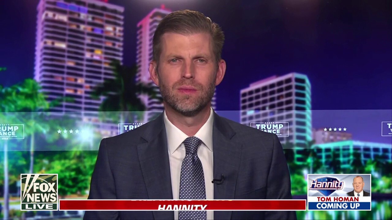 Trump Organization executive vice president Eric Trump says the left-wing media’s efforts to 'bash' the Trump family were fruitless on ‘Hannity.’