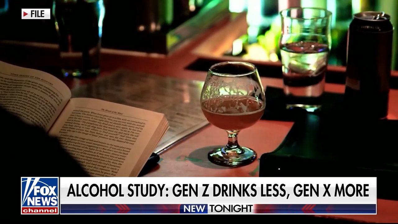 Gen Z drinks less as Gen X alcohol consumption rises, study reveals