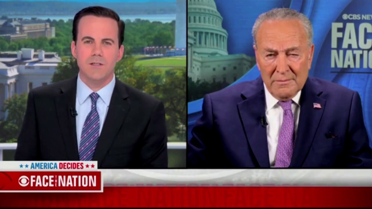 Sen. Chuck Schumer dodges on whether he pushed Biden to drop out