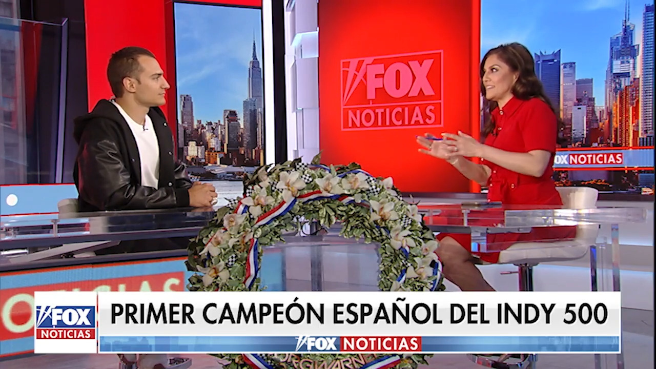 ?El ganador de Indy 500 se une a Fox Noticias!