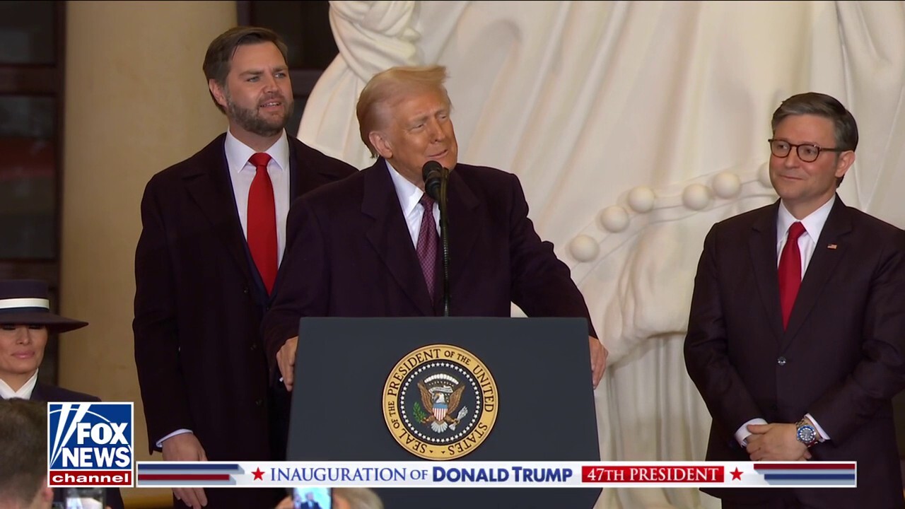  President Trump addresses supporters at the Capitol