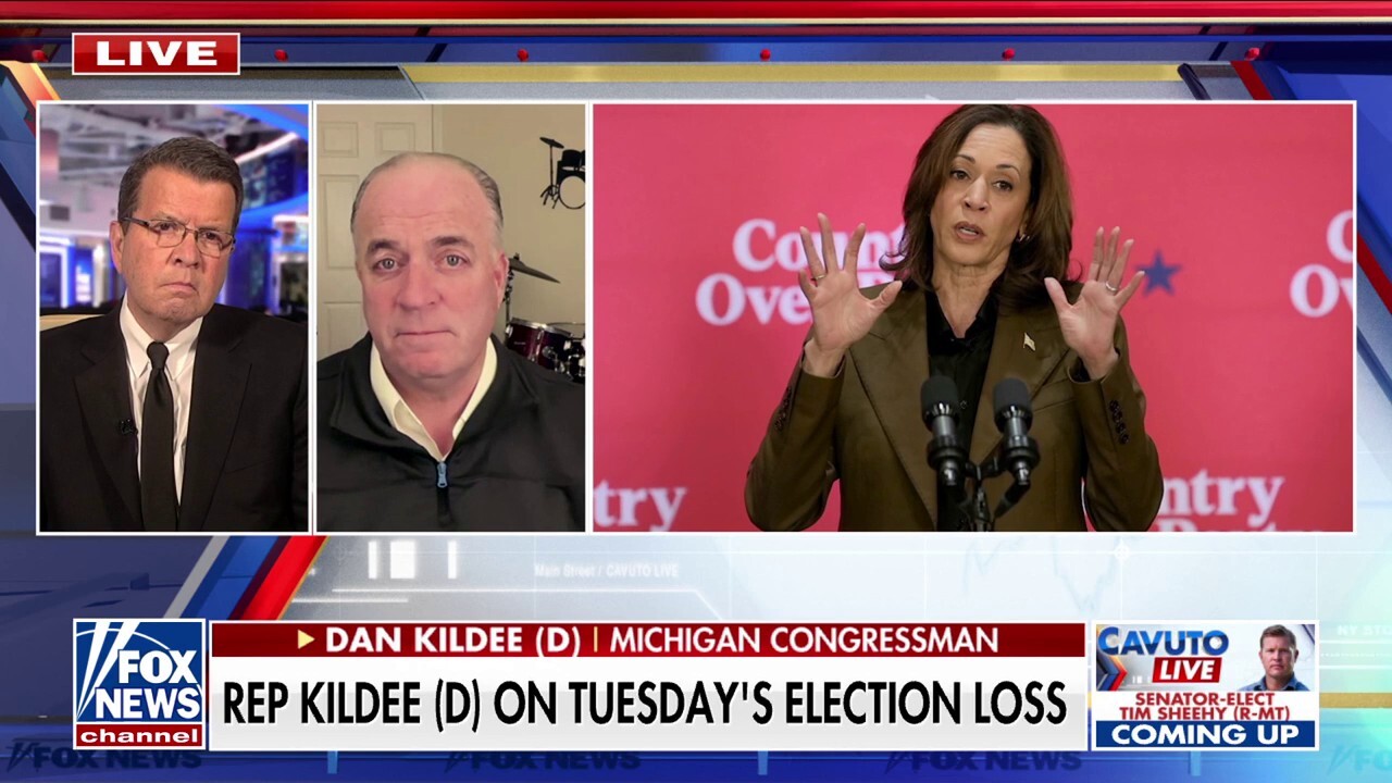 Rep. Dan Kildee, D-Mich., reacts to his party's losses in the election, explaining that Democratic presidential candidate V.P. Kamala Harris had ‘impossible’ things to overcome.