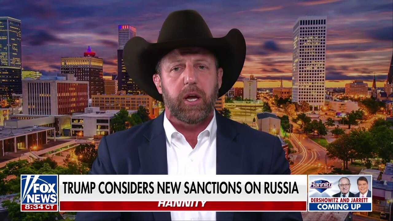 Sen. Markwayne Mullin, R-Okla., discusses the warning that President Donald Trump gave Russian President Vladimir Putin on ‘Hannity.’