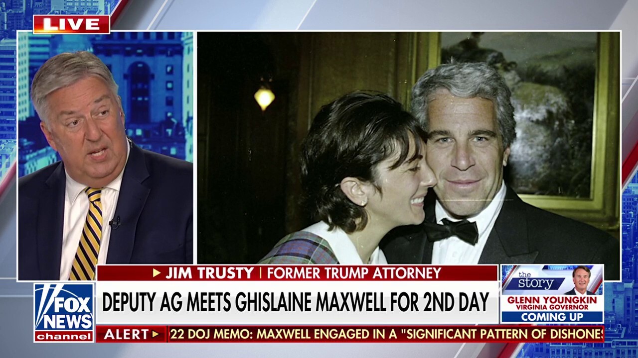 Former President Trump attorney Jim Trusty analyzes what what both sides are seeking as the DOJ interviews Jeffrey Epstein associate Ghislaine Maxwell on ‘The Story.’