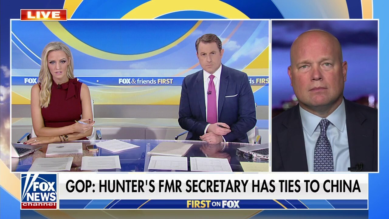 Matthew Whitaker: 'No doubt' Hunter Biden was part of a Chinese intelligence mission