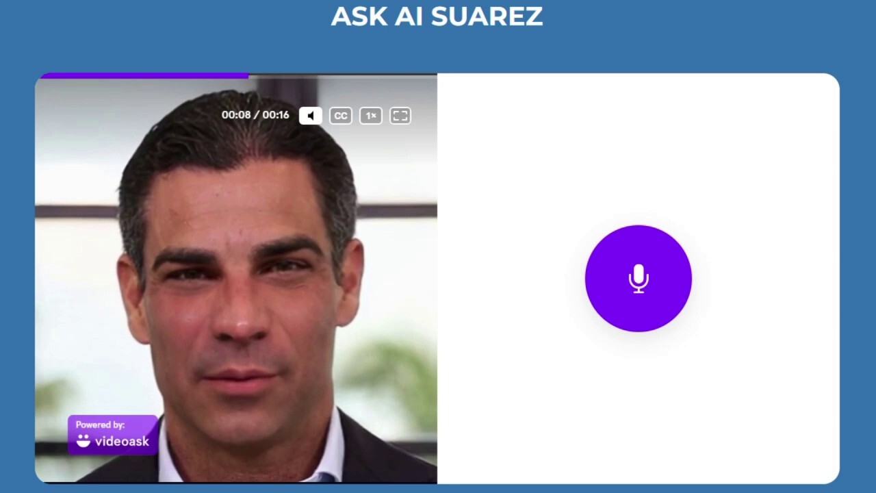 2024 candidate Francis Suarez gets an AI doppelganger