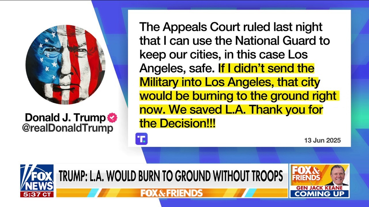 Trump scores legal victory in National Guard dispute with California