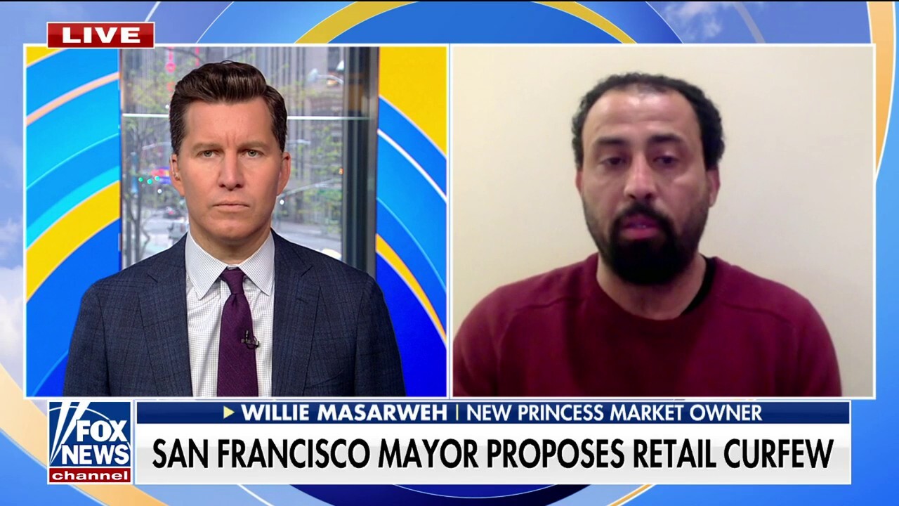 ‘New Princess Market’ owner Willie Masarweh joins ‘Fox & Friends Weekend’ to weigh in on San Francisco’s latest proposal for a retail curfew.