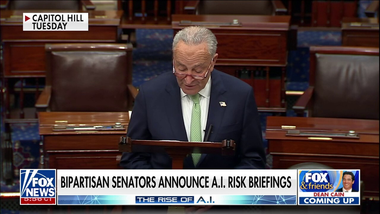 Chuck Schumer announces briefings on risks of AI: 'We must be ready'