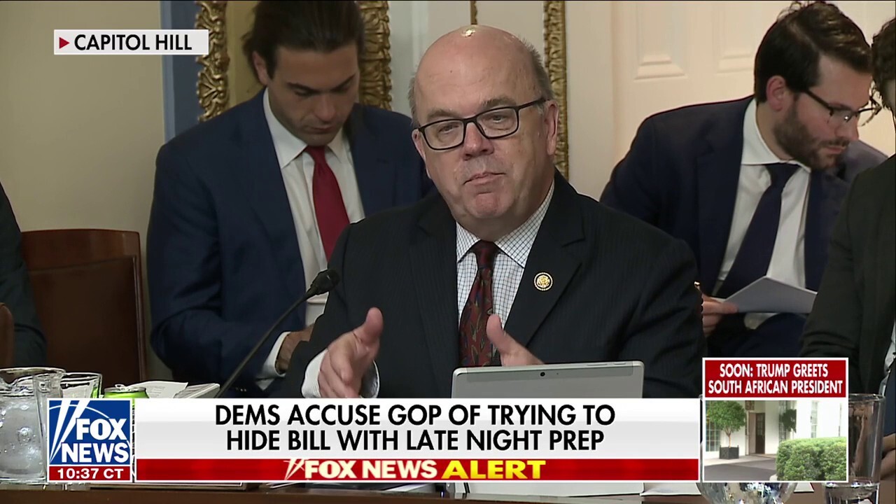 Democrats raise concerns over GOP's late-night hearing on 'big, beautiful, bill’