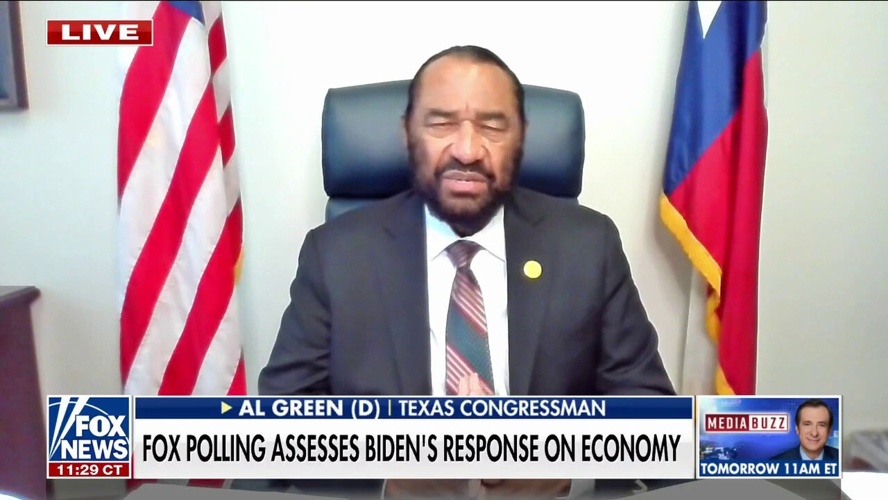 Rep. Al Green on Biden's handling of the economy: 'He's a sure hand'
