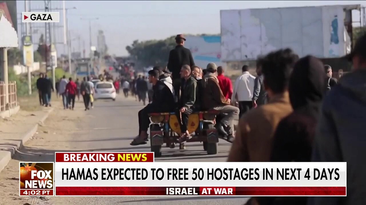 Hamas expected to release 50 hostages in next 4 days amid cease-fire