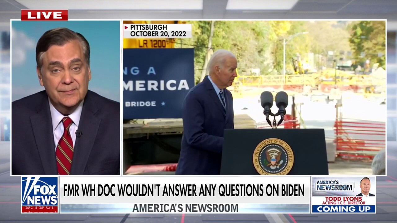 Jonathan Turley warns of 'serious allegations' as House probes Biden decline