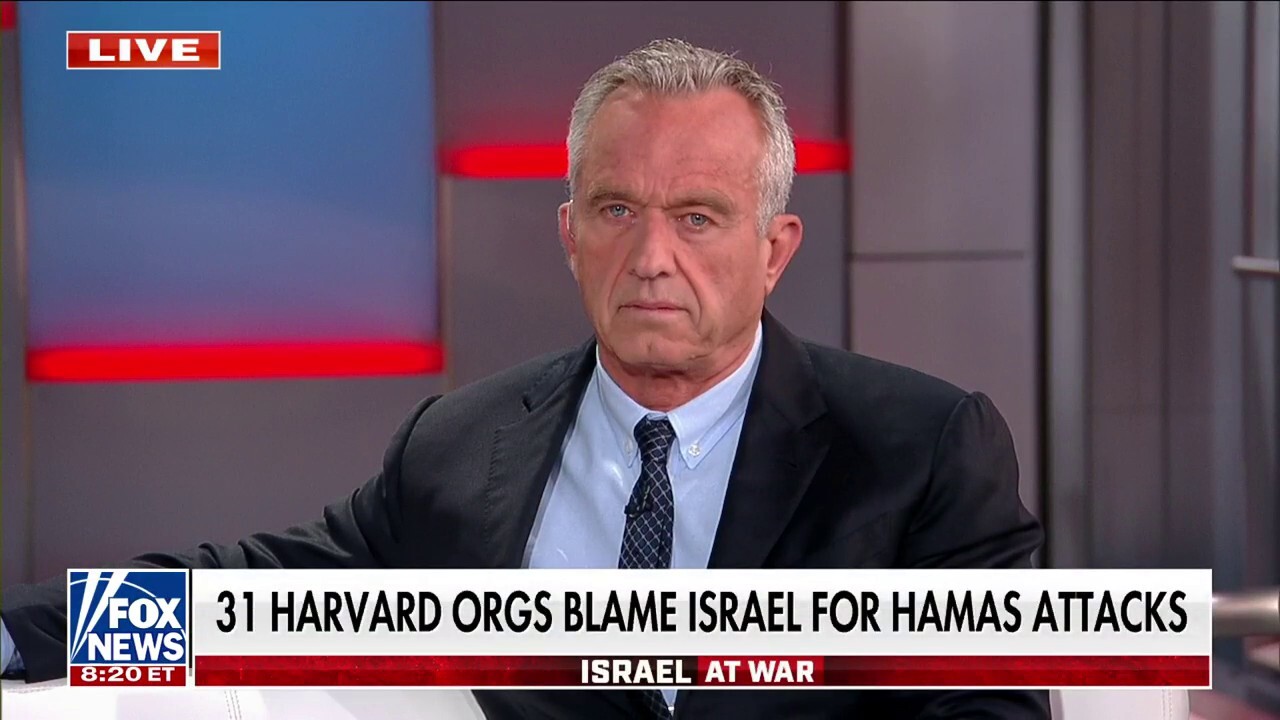 RFK Jr. slams 'perverse' response to Hamas terror by Harvard groups