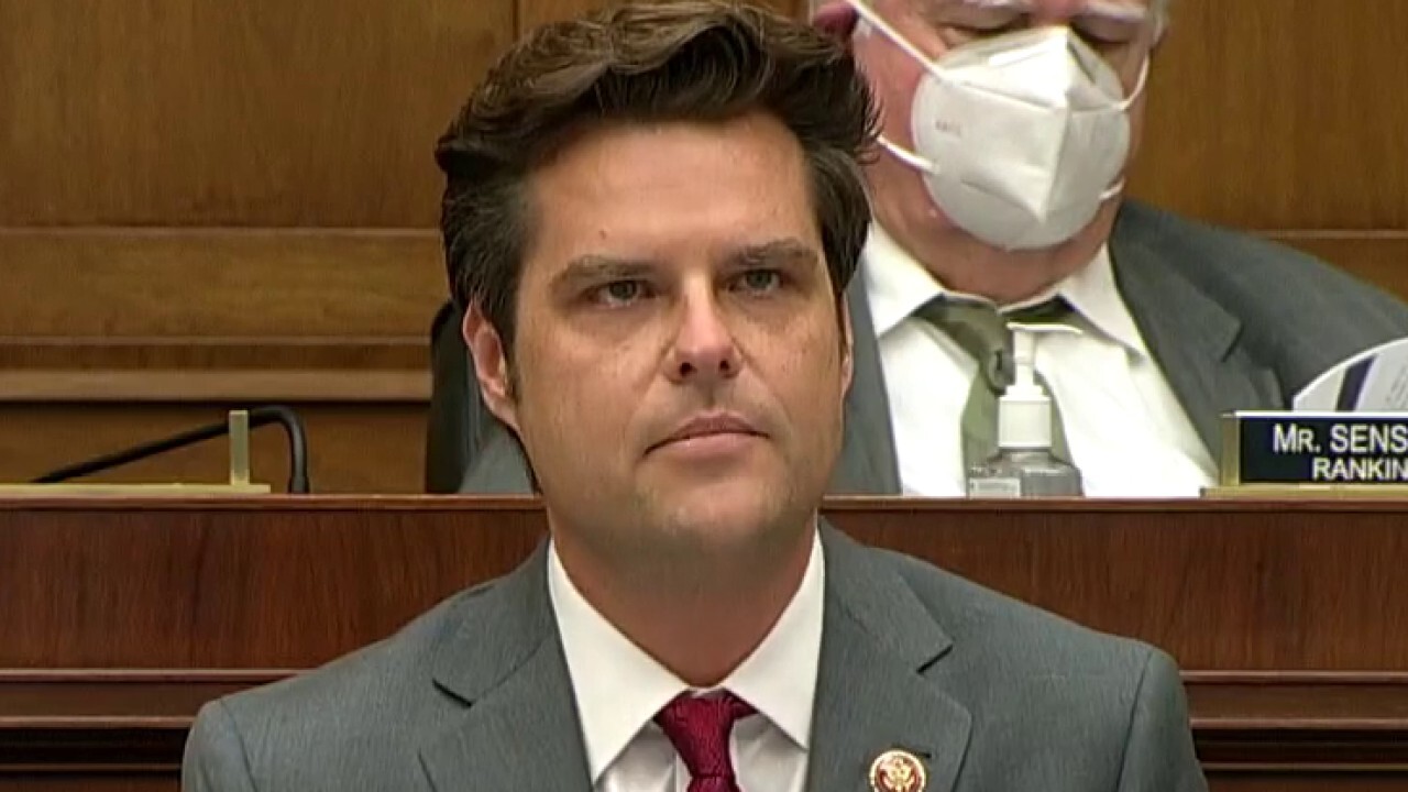 Rep. Gaetz questions Google about anti-cop business decisions