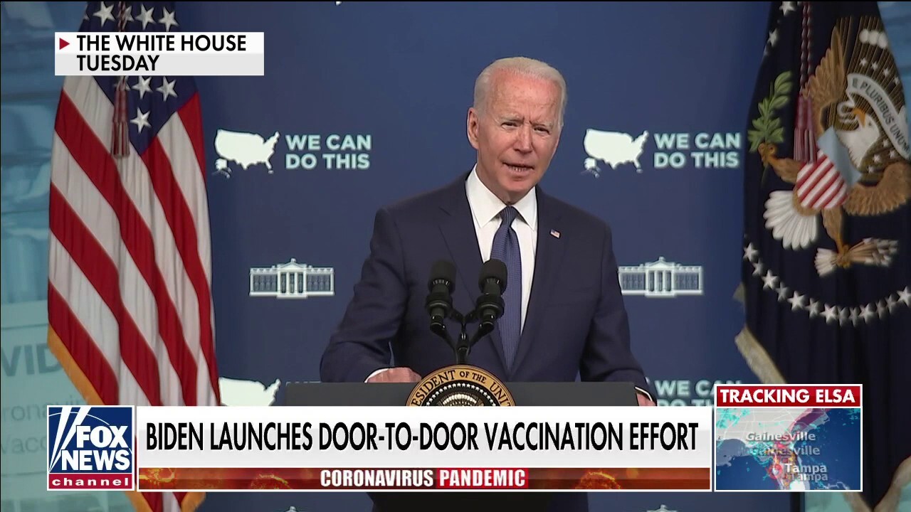 Dr. Siegel says Biden's proposed 'door-to-door' vaccination efforts not needed