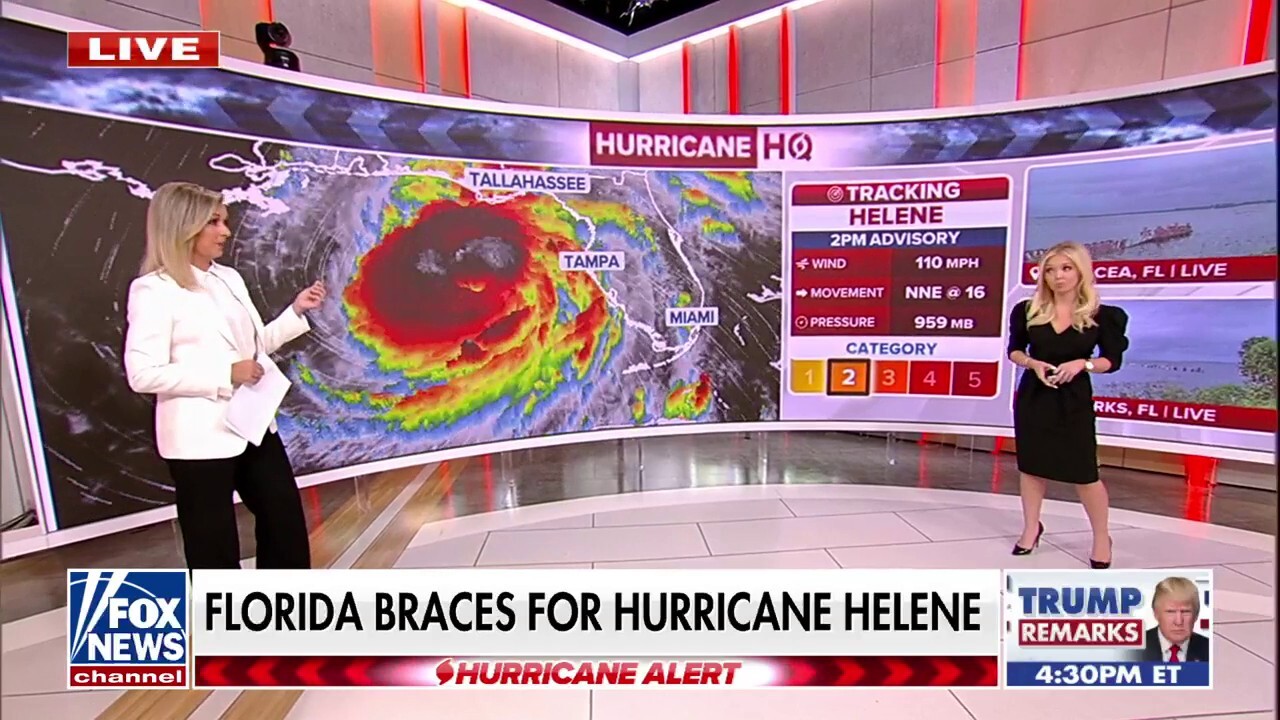 Hurricane Helene marches its way towards big bend region as Florida braces for landfall