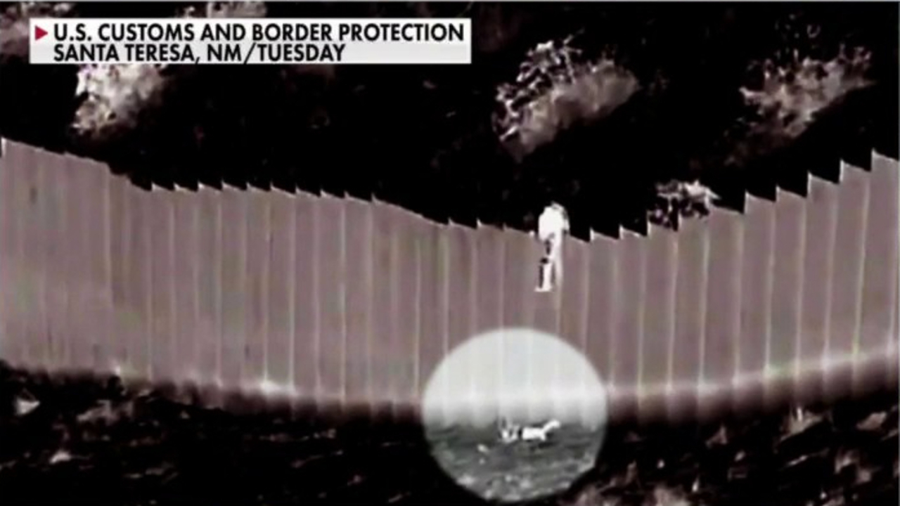 Sisters dropped over border barrier by smugglers in shocking video 'doing fine,' Border Patrol officer says
