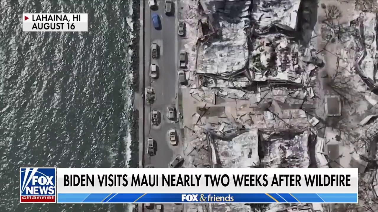 Biden to visit Maui nearly two weeks after wildfire as Democrats demand climate emergency