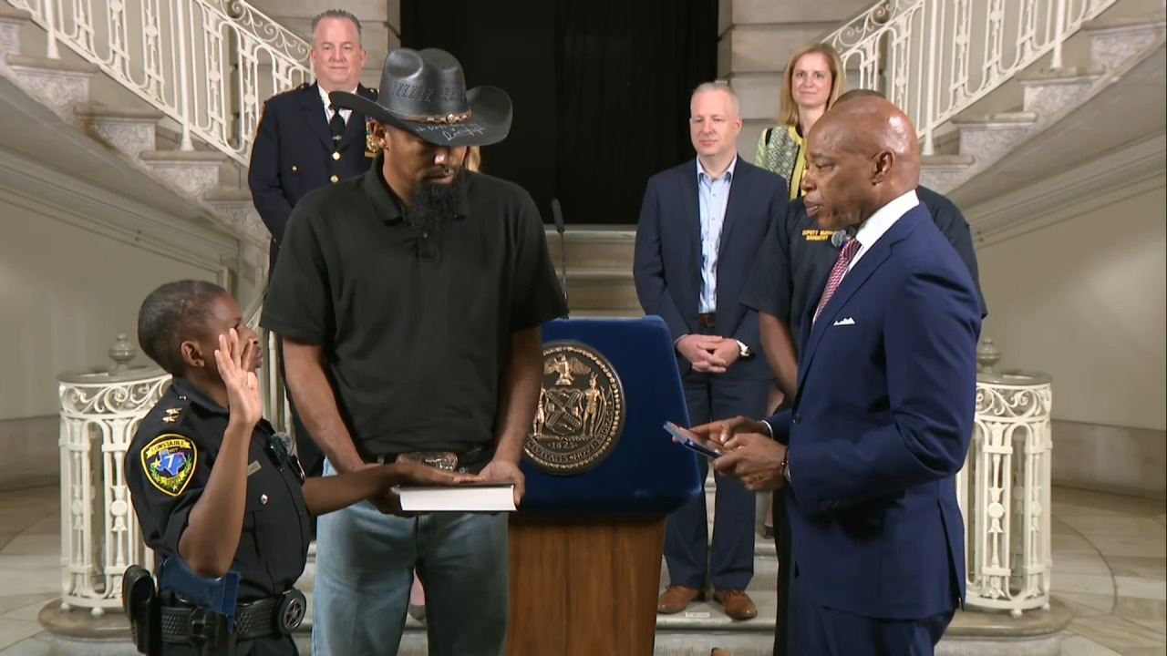  DJ Daniel sworn in as honorary deputy mayor of public safety in NYC