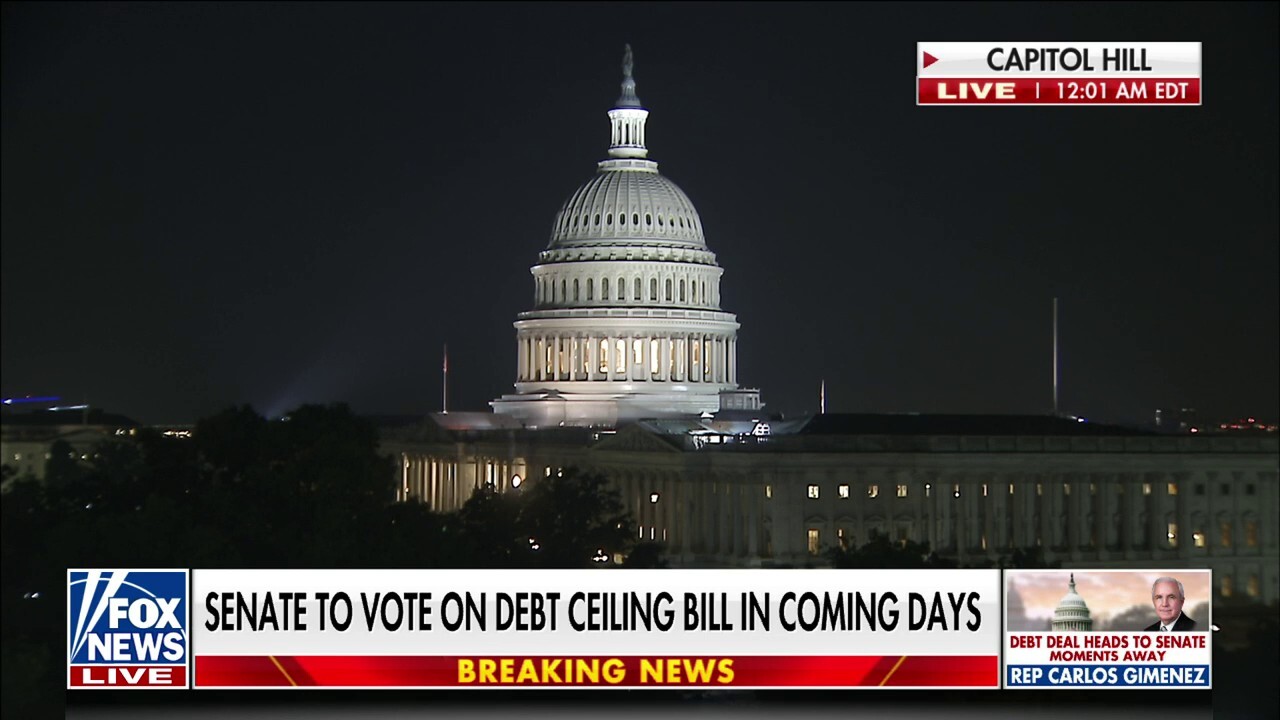 McCarthy-Biden debt ceiling bill heads to the Senate