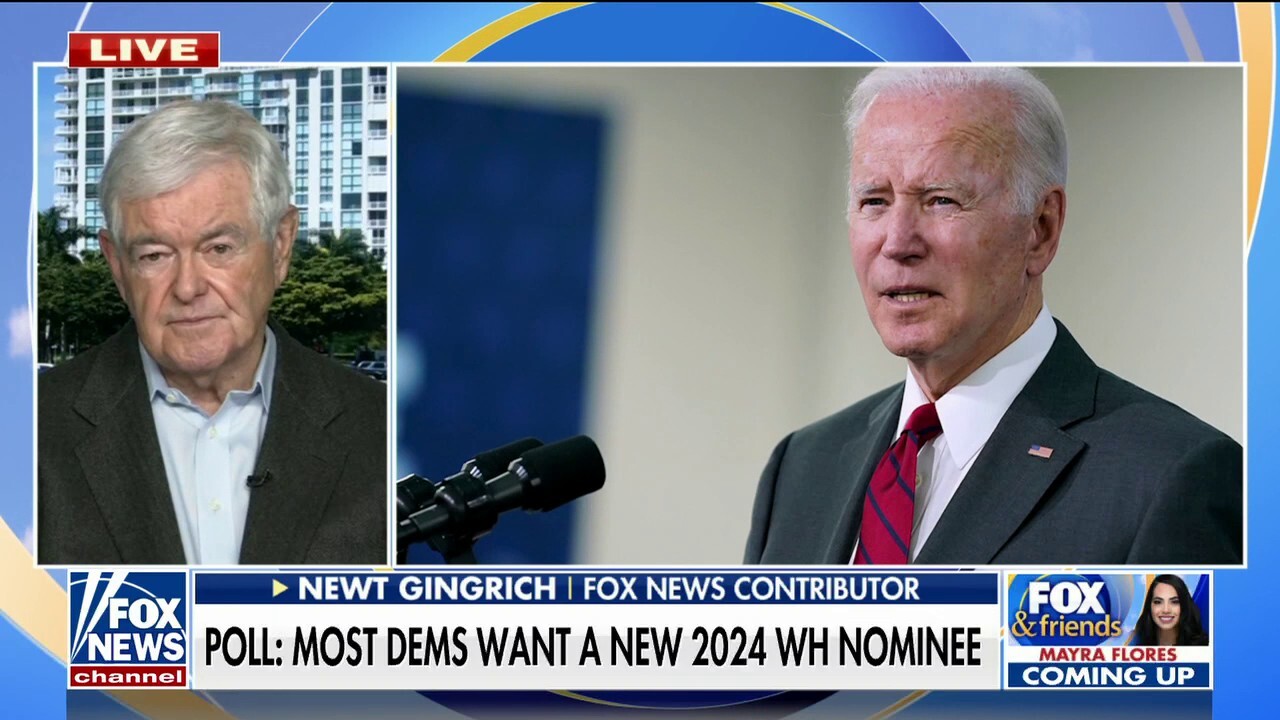 Newt Gingrich predicts Biden's State of the Union speech will reflect the 'decline' of his party